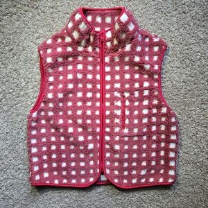 Red and White Checkered Vest